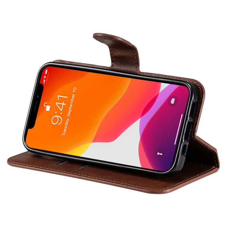 For iPhone 13 mini Classic Calf Texture PU + TPU Horizontal Flip Leather Case with Holder & Card Slots & Wallet