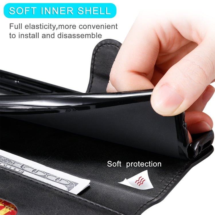 For iPhone 13 mini Classic Calf Texture PU + TPU Horizontal Flip Leather Case with Holder & Card Slots & Wallet