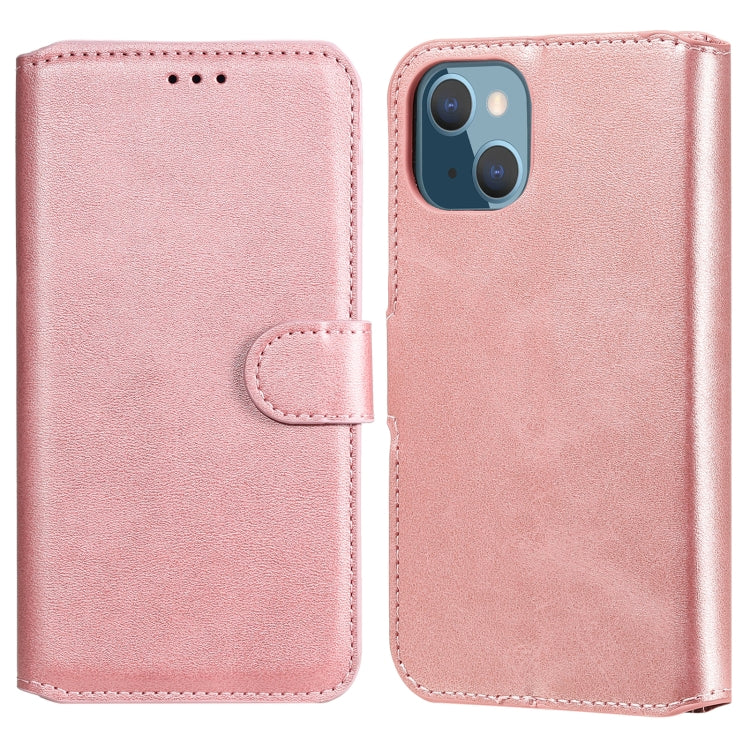 For iPhone 13 mini Classic Calf Texture PU + TPU Horizontal Flip Leather Case with Holder & Card Slots & Wallet
