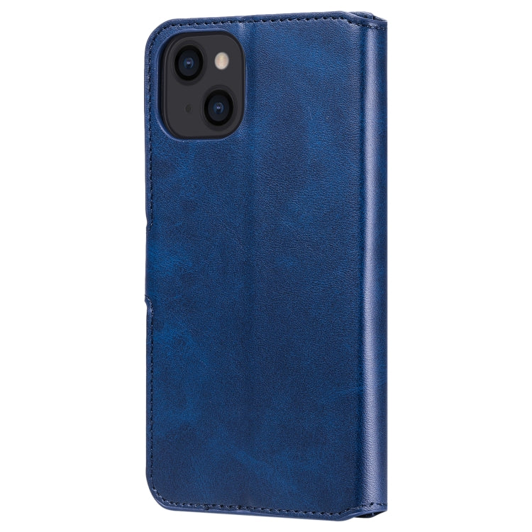For iPhone 13 Classic Calf Texture PU + TPU Horizontal Flip Leather Case with Holder & Card Slots & Wallet