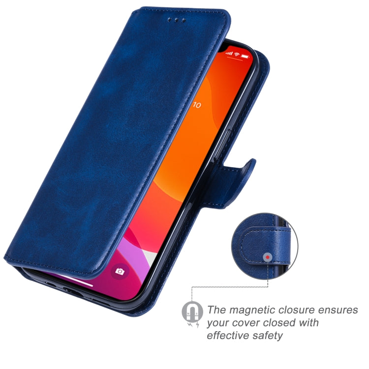 For iPhone 13 Classic Calf Texture PU + TPU Horizontal Flip Leather Case with Holder & Card Slots & Wallet