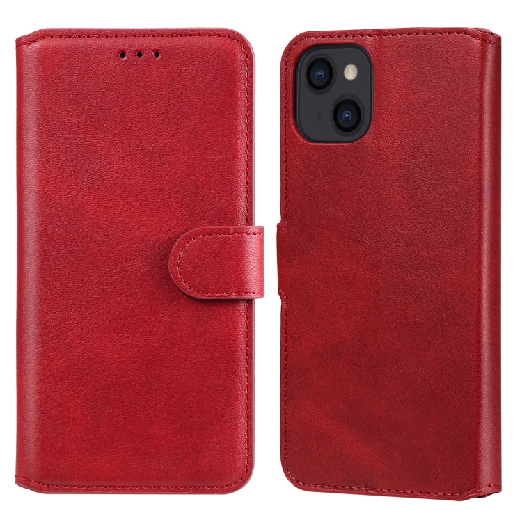 For iPhone 13 Classic Calf Texture PU + TPU Horizontal Flip Leather Case with Holder & Card Slots & Wallet