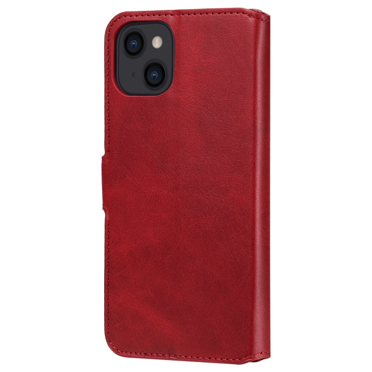For iPhone 13 Classic Calf Texture PU + TPU Horizontal Flip Leather Case with Holder & Card Slots & Wallet