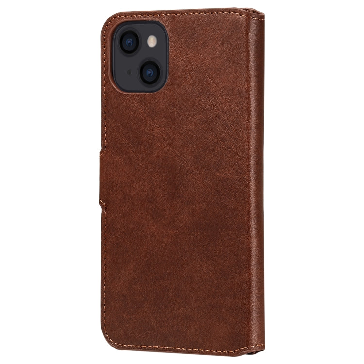 For iPhone 13 Classic Calf Texture PU + TPU Horizontal Flip Leather Case with Holder & Card Slots & Wallet