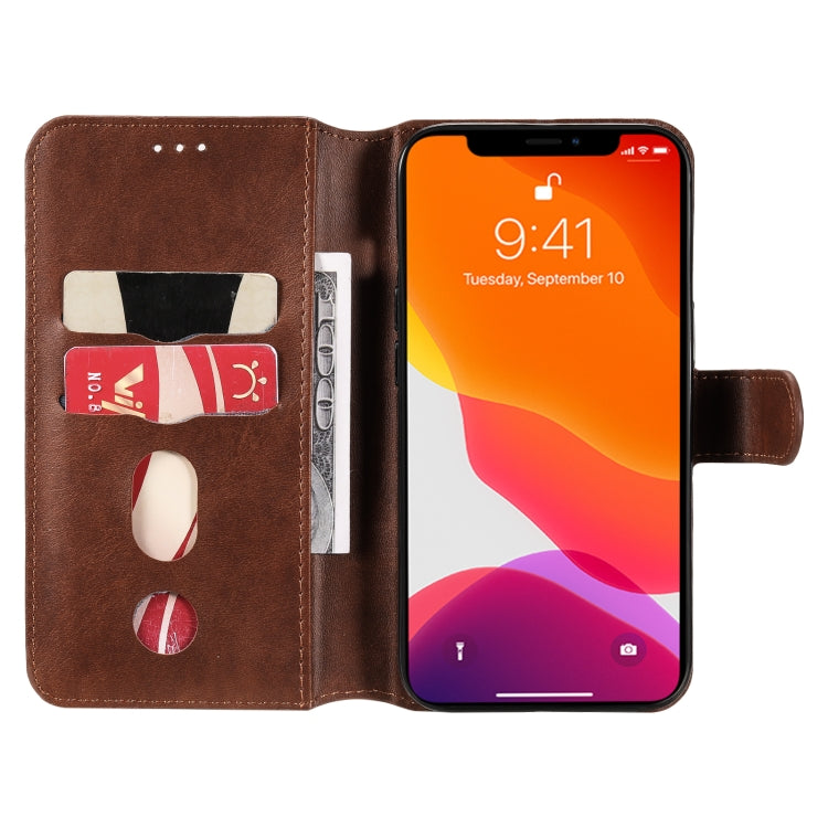 For iPhone 13 Classic Calf Texture PU + TPU Horizontal Flip Leather Case with Holder & Card Slots & Wallet