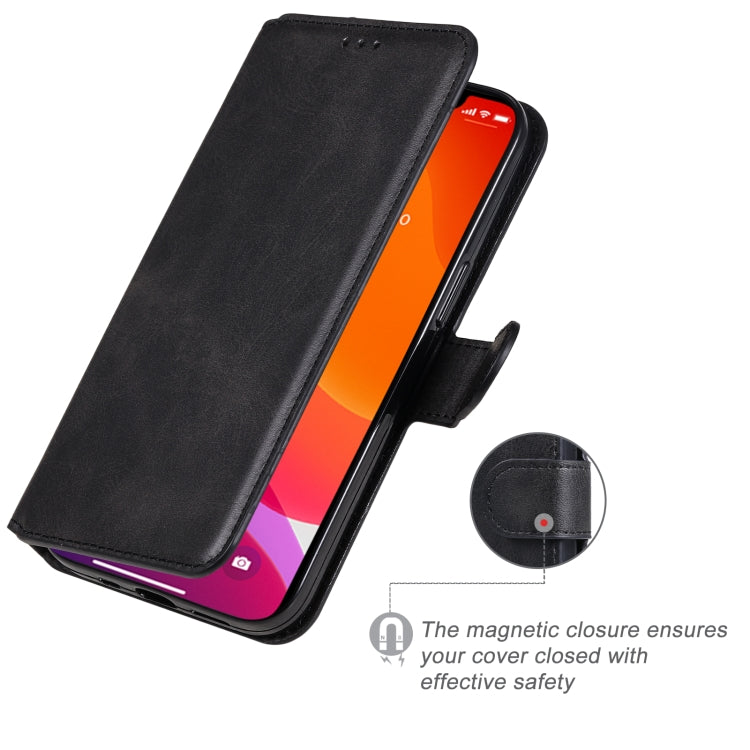 For iPhone 13 Classic Calf Texture PU + TPU Horizontal Flip Leather Case with Holder & Card Slots & Wallet