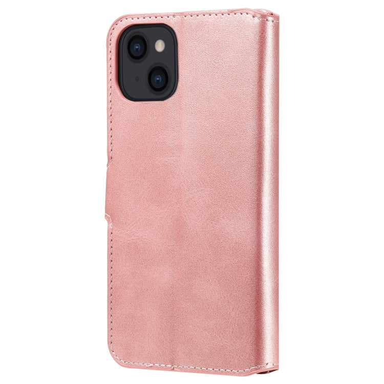 For iPhone 13 Classic Calf Texture PU + TPU Horizontal Flip Leather Case with Holder & Card Slots & Wallet