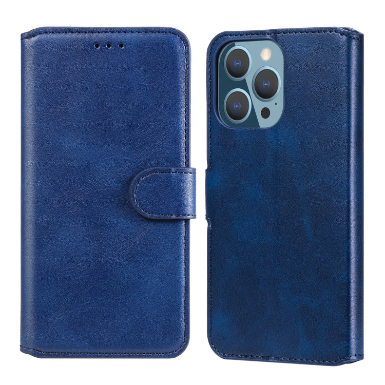 For iPhone 13 Pro Classic Calf Texture PU + TPU Horizontal Flip Leather Case with Holder & Card Slots & Wallet