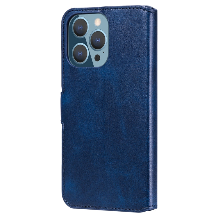 For iPhone 13 Pro Classic Calf Texture PU + TPU Horizontal Flip Leather Case with Holder & Card Slots & Wallet