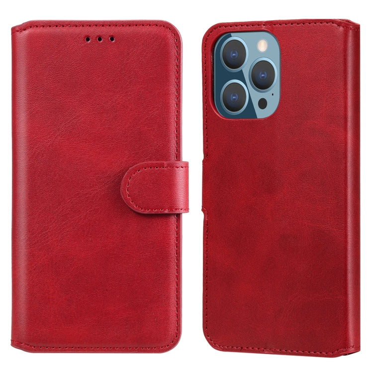 For iPhone 13 Pro Classic Calf Texture PU + TPU Horizontal Flip Leather Case with Holder & Card Slots & Wallet