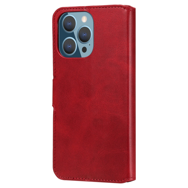 For iPhone 13 Pro Classic Calf Texture PU + TPU Horizontal Flip Leather Case with Holder & Card Slots & Wallet