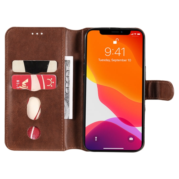 For iPhone 13 Pro Classic Calf Texture PU + TPU Horizontal Flip Leather Case with Holder & Card Slots & Wallet