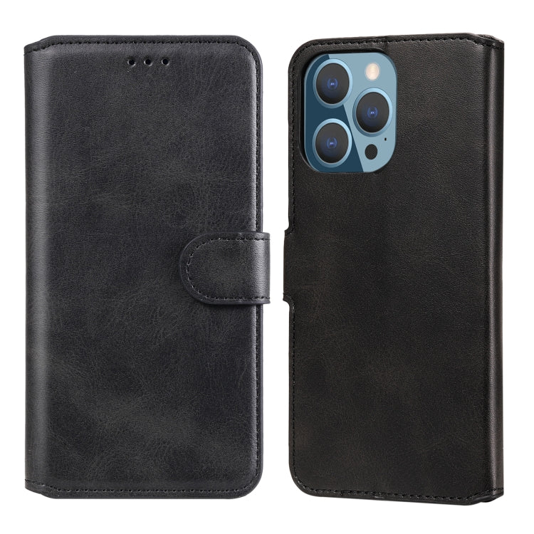 For iPhone 13 Pro Classic Calf Texture PU + TPU Horizontal Flip Leather Case with Holder & Card Slots & Wallet