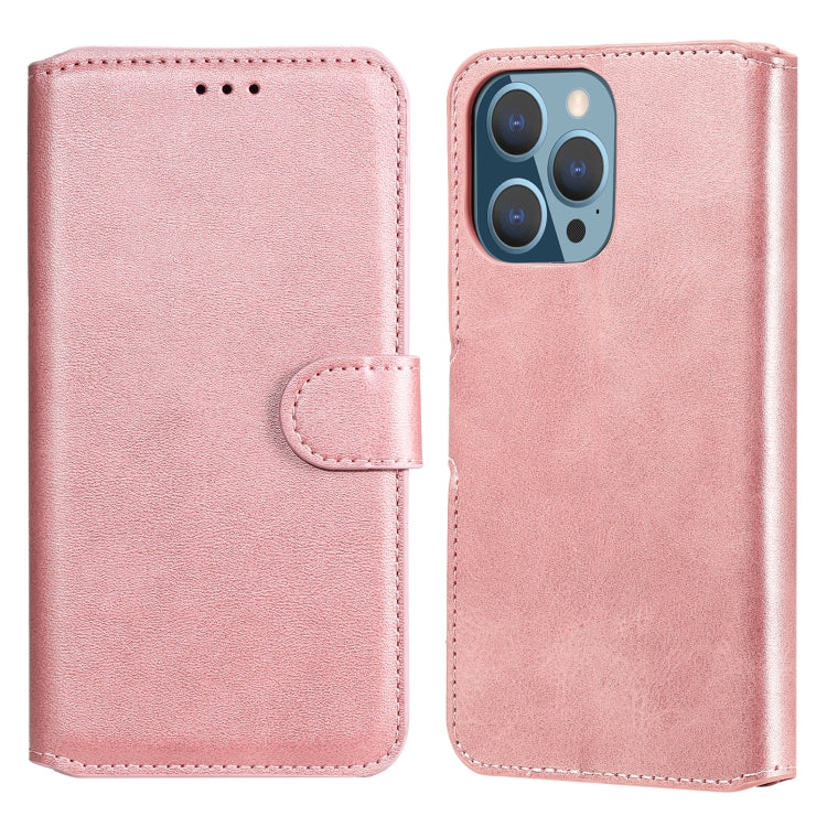 For iPhone 13 Pro Classic Calf Texture PU + TPU Horizontal Flip Leather Case with Holder & Card Slots & Wallet