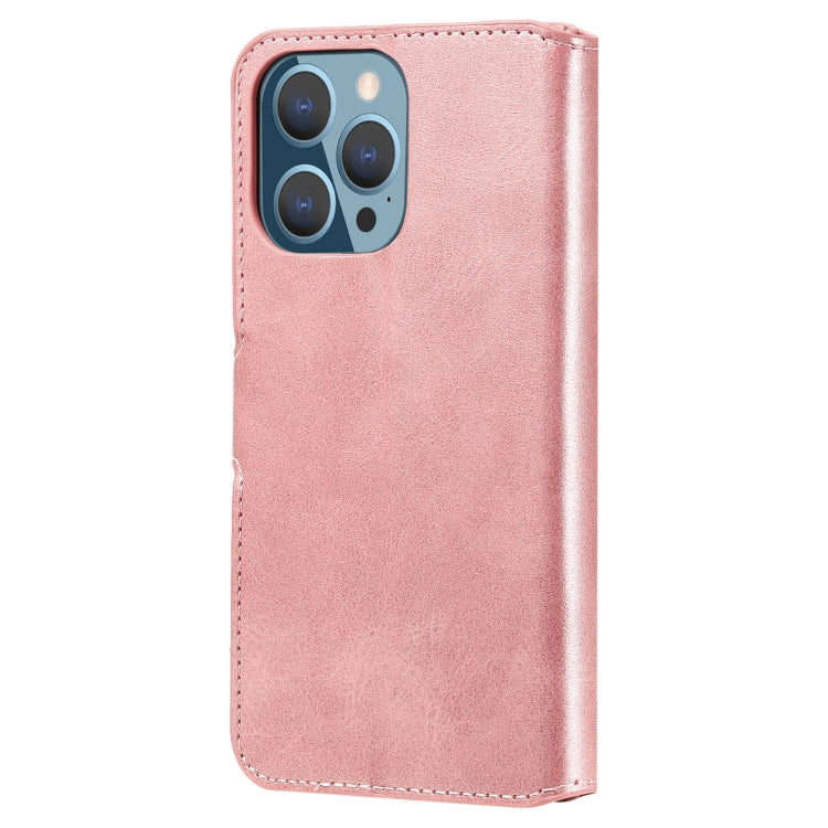 For iPhone 13 Pro Classic Calf Texture PU + TPU Horizontal Flip Leather Case with Holder & Card Slots & Wallet