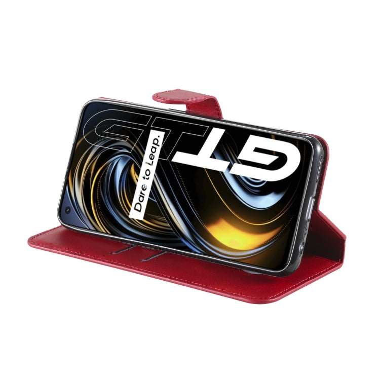 Classic Calf Texture PU + TPU Horizontal Flip Leather Case with Holder & Card Slots & Wallet For OPPO Realme GT 5G