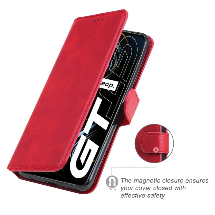 Classic Calf Texture PU + TPU Horizontal Flip Leather Case with Holder & Card Slots & Wallet For OPPO Realme GT 5G