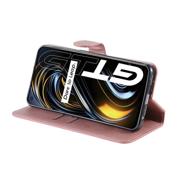 Classic Calf Texture PU + TPU Horizontal Flip Leather Case with Holder & Card Slots & Wallet For OPPO Realme GT 5G