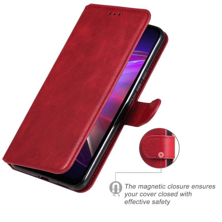 Classic Calf Texture PU + TPU Horizontal Flip Leather Case with Holder & Card Slots & Wallet For vivo V21