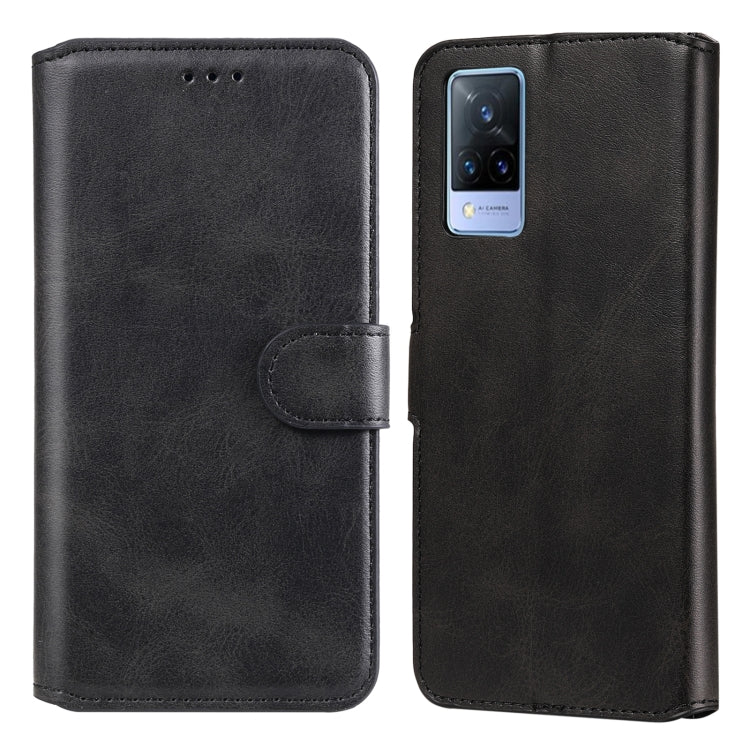 Classic Calf Texture PU + TPU Horizontal Flip Leather Case with Holder & Card Slots & Wallet For vivo V21