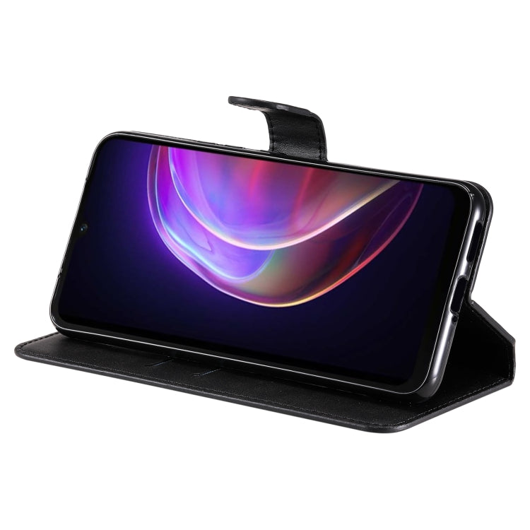 Classic Calf Texture PU + TPU Horizontal Flip Leather Case with Holder & Card Slots & Wallet For vivo V21