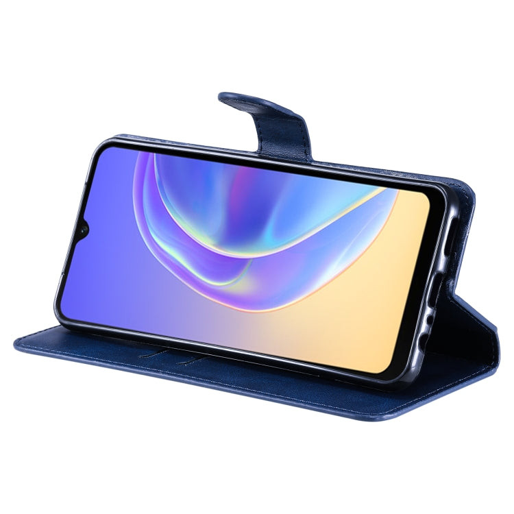 Classic Calf Texture PU + TPU Horizontal Flip Leather Case with Holder & Card Slots & Wallet For vivo V21e