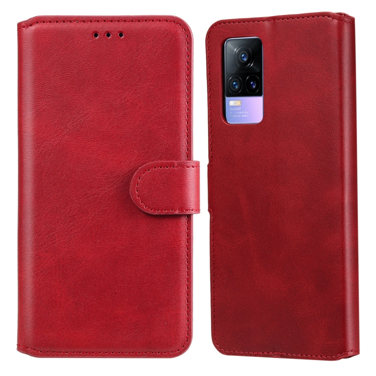 Classic Calf Texture PU + TPU Horizontal Flip Leather Case with Holder & Card Slots & Wallet For vivo V21e