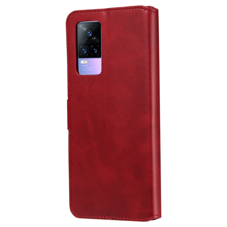 Classic Calf Texture PU + TPU Horizontal Flip Leather Case with Holder & Card Slots & Wallet For vivo V21e