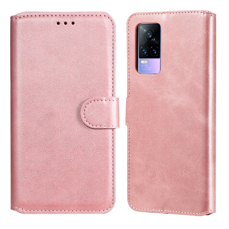 Classic Calf Texture PU + TPU Horizontal Flip Leather Case with Holder & Card Slots & Wallet For vivo V21e