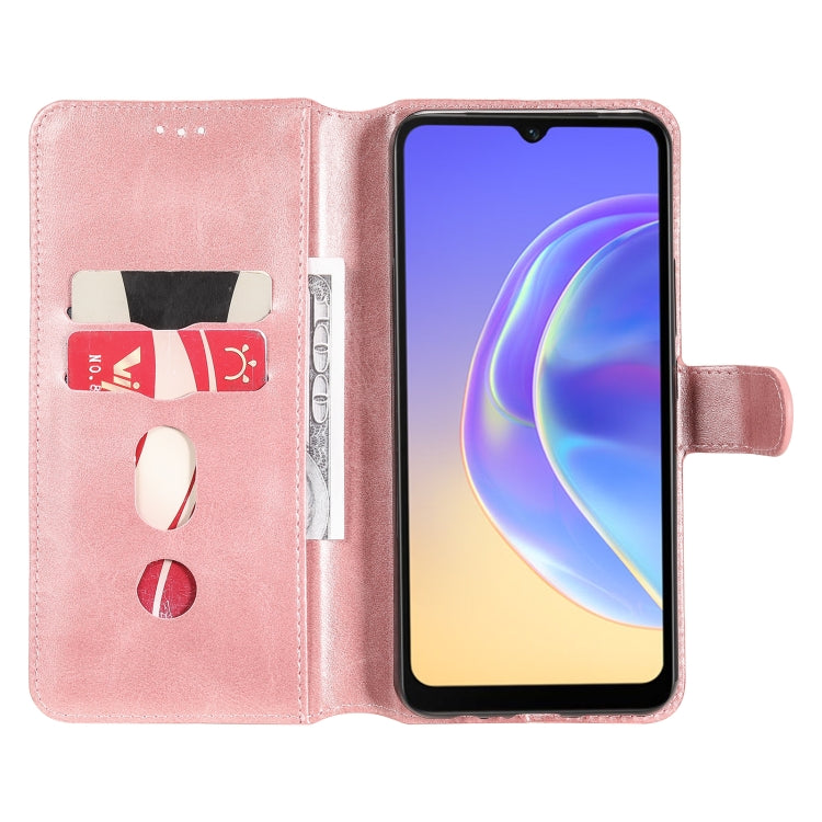 Classic Calf Texture PU + TPU Horizontal Flip Leather Case with Holder & Card Slots & Wallet For vivo V21e