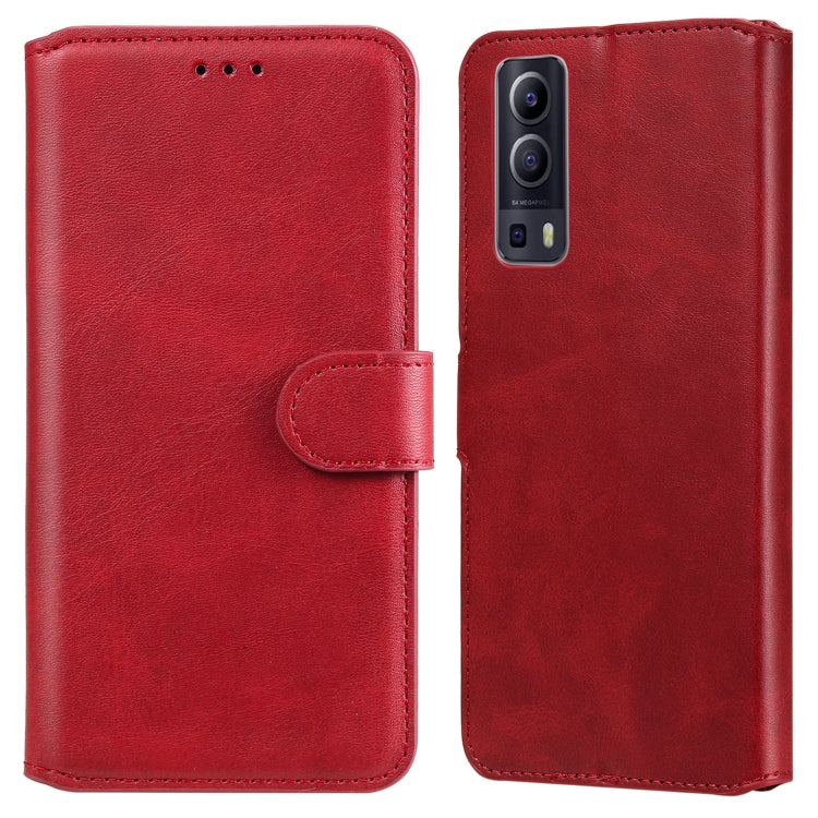 Classic Calf Texture PU + TPU Horizontal Flip Leather Case with Holder & Card Slots & Wallet For vivo Y72 5G
