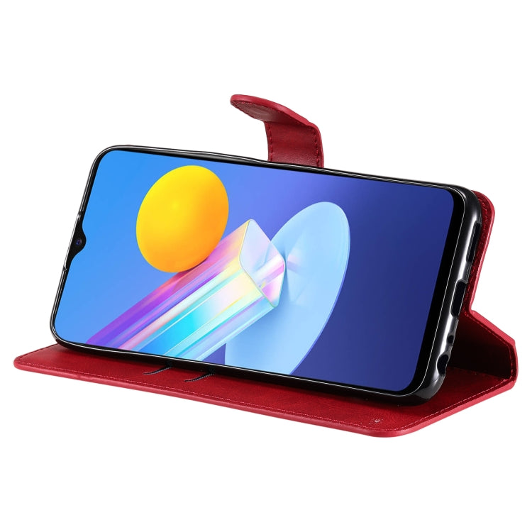 Classic Calf Texture PU + TPU Horizontal Flip Leather Case with Holder & Card Slots & Wallet For vivo Y72 5G