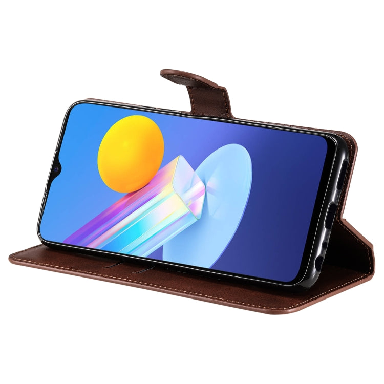 Classic Calf Texture PU + TPU Horizontal Flip Leather Case with Holder & Card Slots & Wallet For vivo Y72 5G