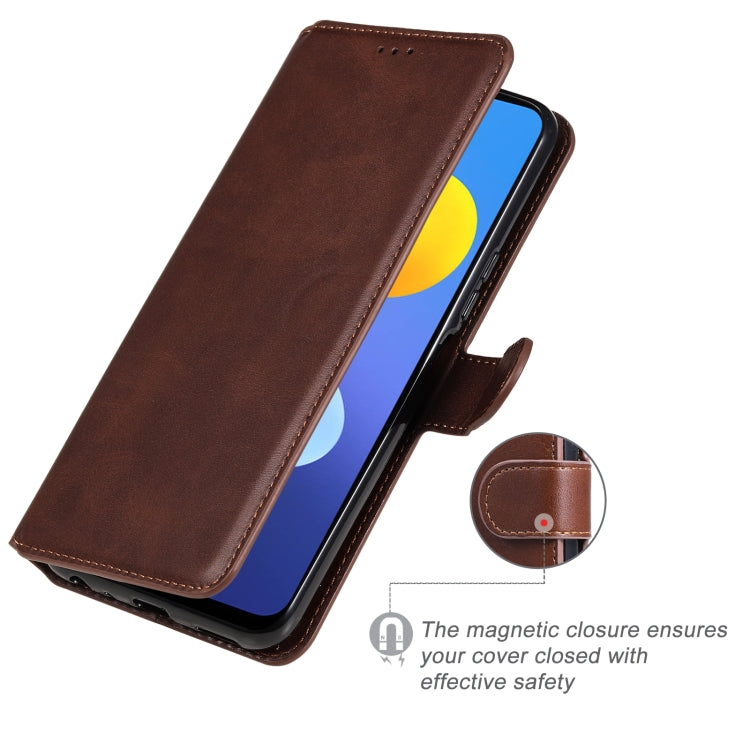 Classic Calf Texture PU + TPU Horizontal Flip Leather Case with Holder & Card Slots & Wallet For vivo Y72 5G