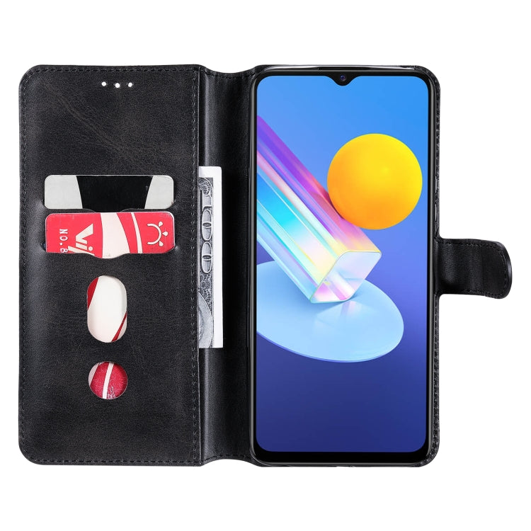 Classic Calf Texture PU + TPU Horizontal Flip Leather Case with Holder & Card Slots & Wallet For vivo Y72 5G