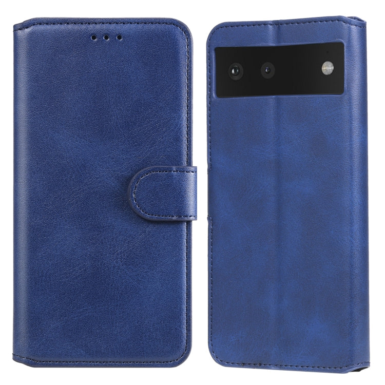 Classic Calf Texture PU + TPU Horizontal Flip Leather Case with Holder & Card Slots & Wallet For Google Pixel 6