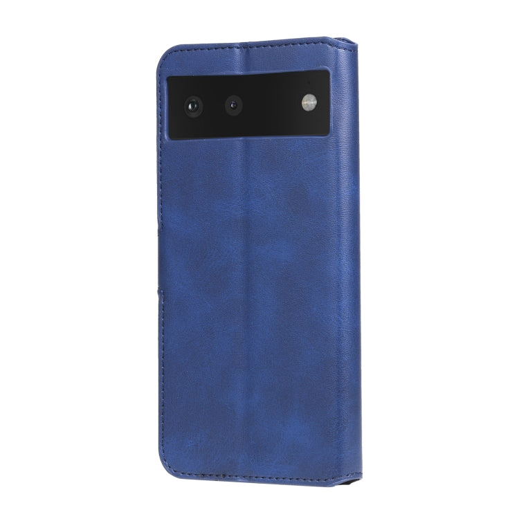 Classic Calf Texture PU + TPU Horizontal Flip Leather Case with Holder & Card Slots & Wallet For Google Pixel 6