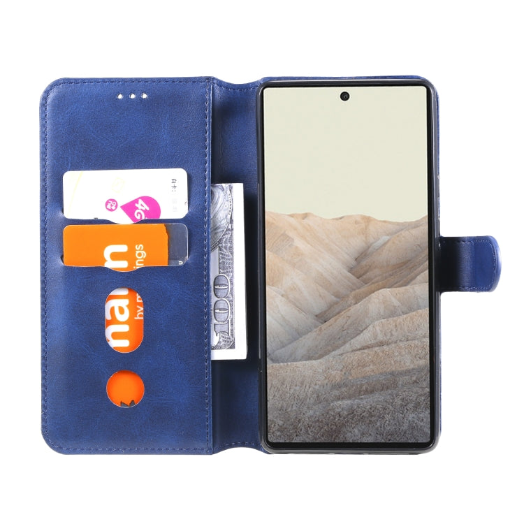 Classic Calf Texture PU + TPU Horizontal Flip Leather Case with Holder & Card Slots & Wallet For Google Pixel 6