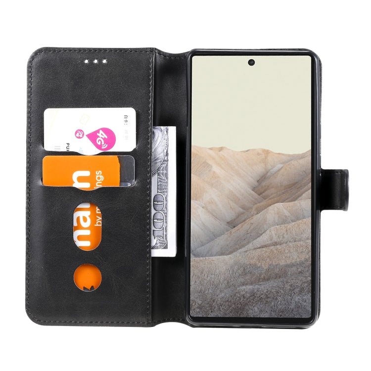 Classic Calf Texture PU + TPU Horizontal Flip Leather Case with Holder & Card Slots & Wallet For Google Pixel 6