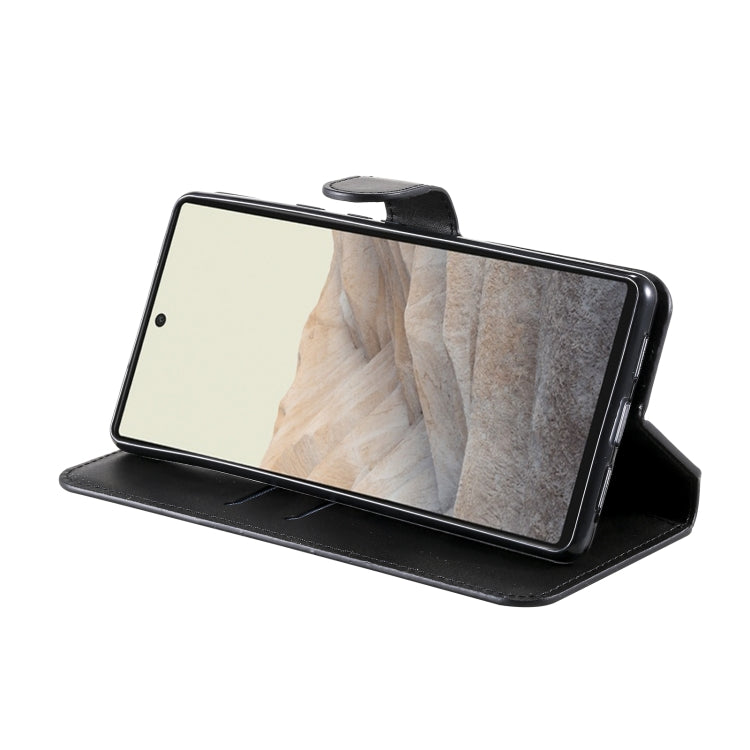 Classic Calf Texture PU + TPU Horizontal Flip Leather Case with Holder & Card Slots & Wallet For Google Pixel 6