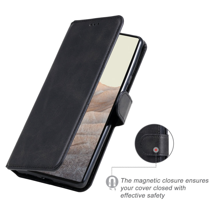 Classic Calf Texture PU + TPU Horizontal Flip Leather Case with Holder & Card Slots & Wallet For Google Pixel 6