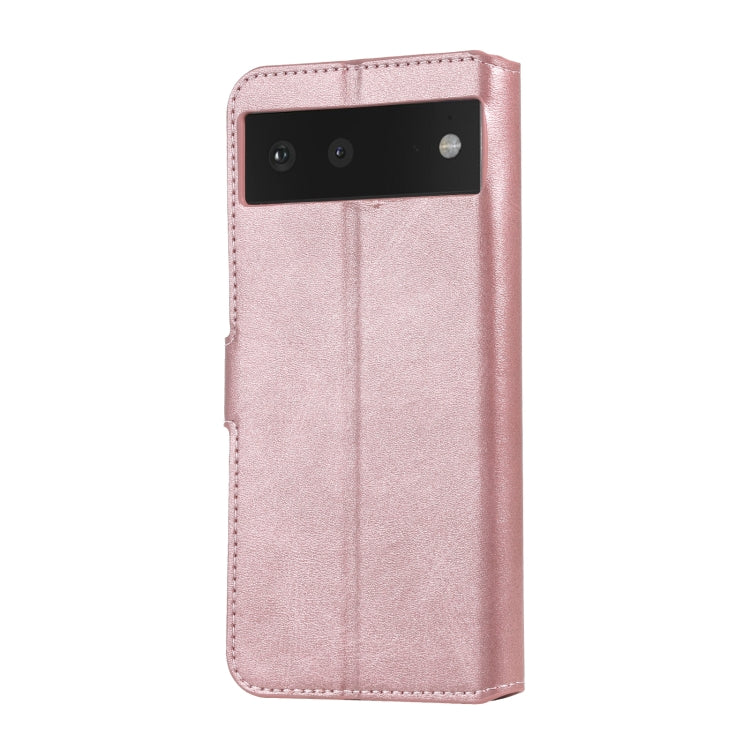Classic Calf Texture PU + TPU Horizontal Flip Leather Case with Holder & Card Slots & Wallet For Google Pixel 6