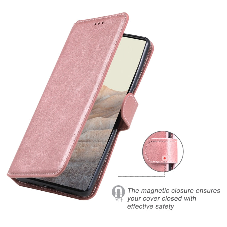 Classic Calf Texture PU + TPU Horizontal Flip Leather Case with Holder & Card Slots & Wallet For Google Pixel 6