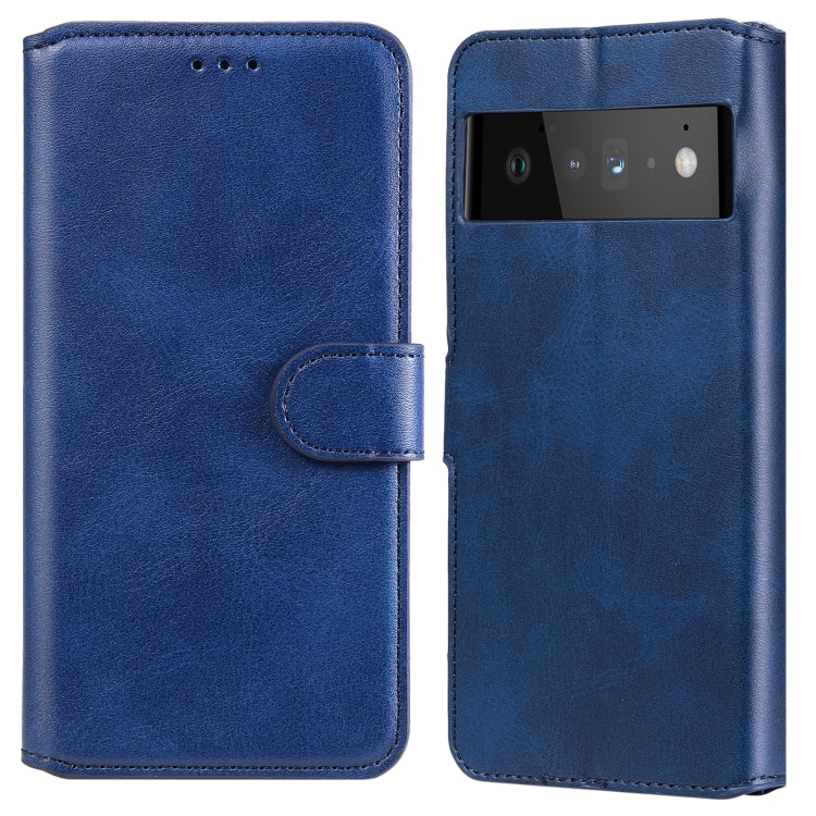 Classic Calf Texture PU + TPU Horizontal Flip Leather Case with Holder & Card Slots & Wallet For Google Pixel 6 Pro