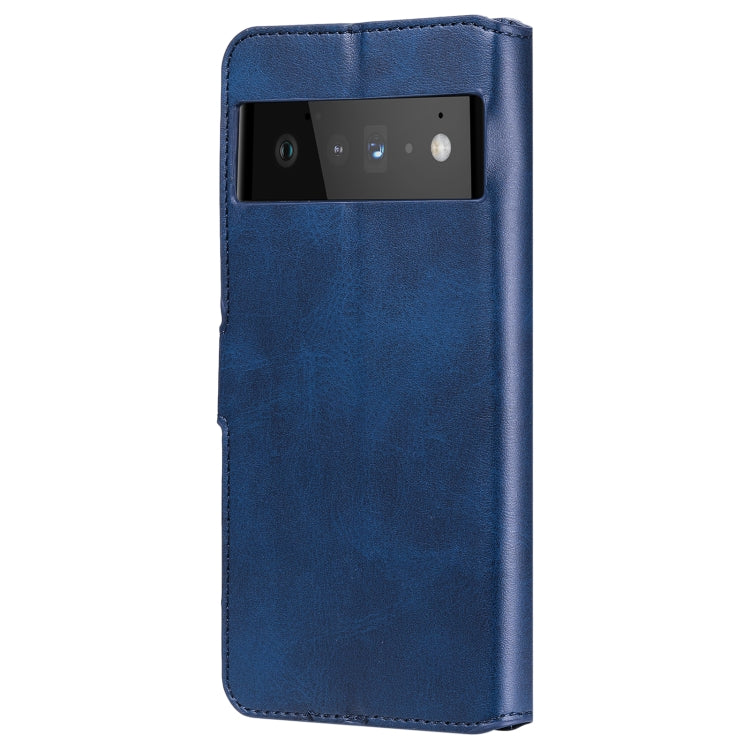Classic Calf Texture PU + TPU Horizontal Flip Leather Case with Holder & Card Slots & Wallet For Google Pixel 6 Pro