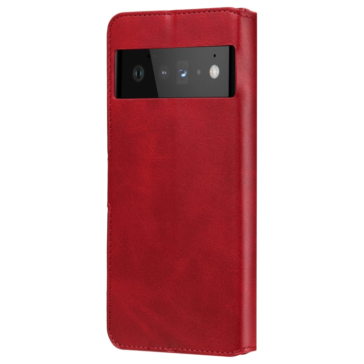 Classic Calf Texture PU + TPU Horizontal Flip Leather Case with Holder & Card Slots & Wallet For Google Pixel 6 Pro