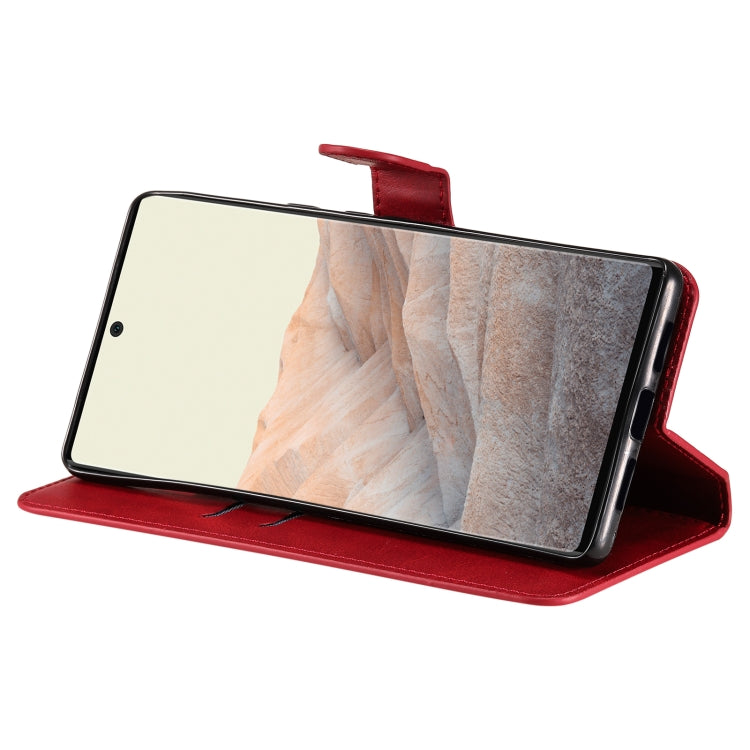 Classic Calf Texture PU + TPU Horizontal Flip Leather Case with Holder & Card Slots & Wallet For Google Pixel 6 Pro
