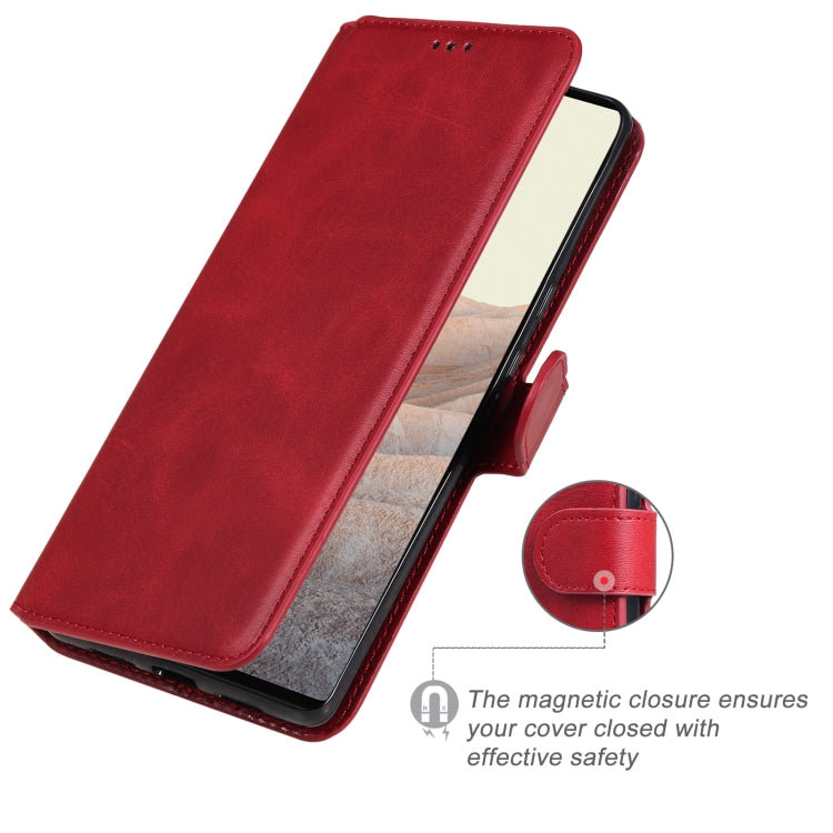 Classic Calf Texture PU + TPU Horizontal Flip Leather Case with Holder & Card Slots & Wallet For Google Pixel 6 Pro