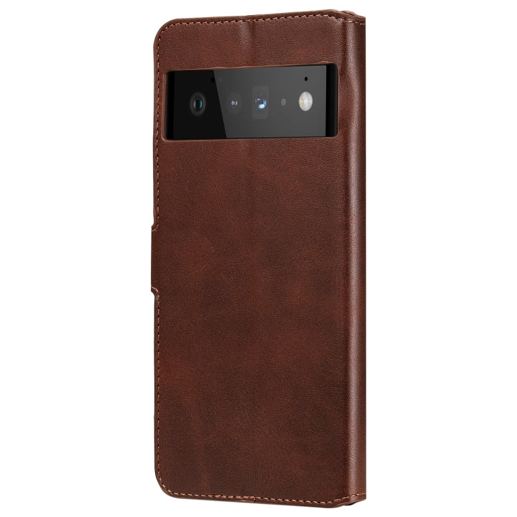 Classic Calf Texture PU + TPU Horizontal Flip Leather Case with Holder & Card Slots & Wallet For Google Pixel 6 Pro