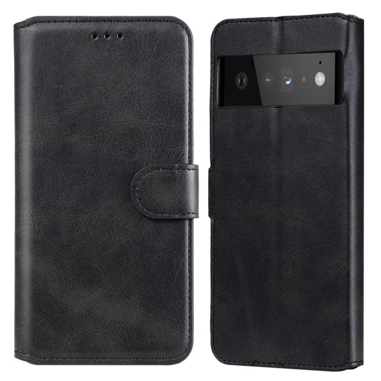Classic Calf Texture PU + TPU Horizontal Flip Leather Case with Holder & Card Slots & Wallet For Google Pixel 6 Pro